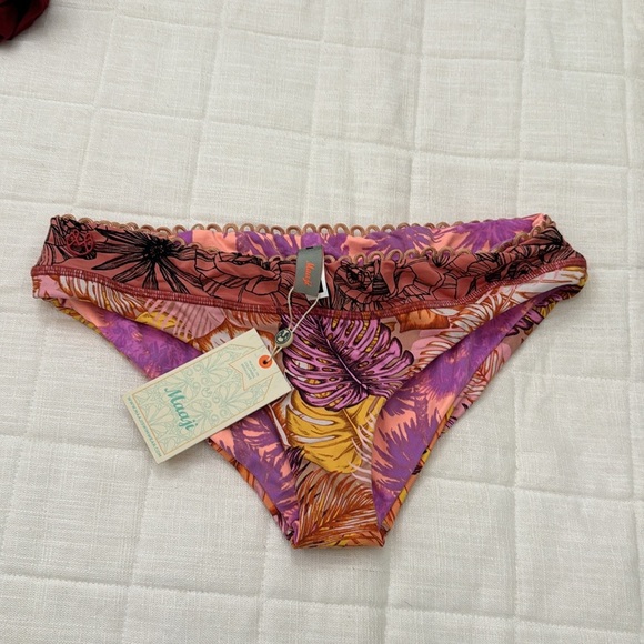 Maaji Bikini Bottom, Reversible Bikinis bottoms sz M - Picture 2 of 7